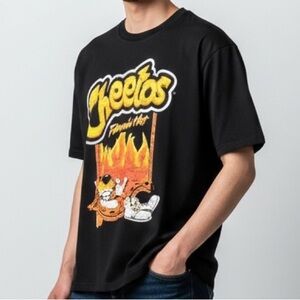 CHEETOS Black Short Sleeve Flamin Hot Graphic Tee